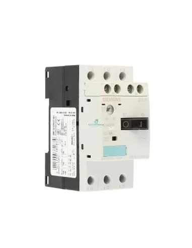 Siemens 3rv10111ga15 interruptor automatico s00 4,5..6,3a 100ka 1no+1nc